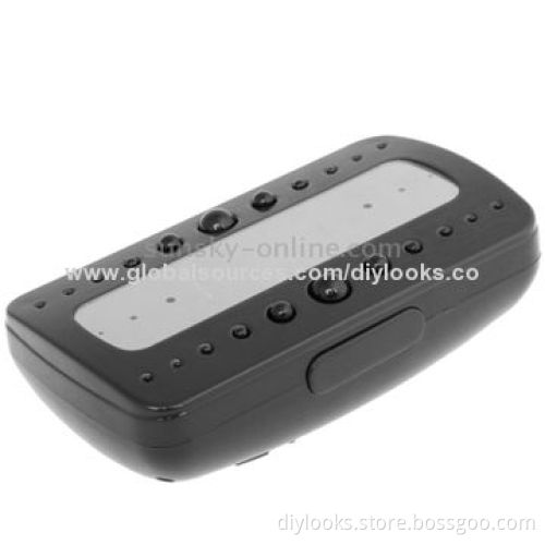 Full HD 1080P 5.0MP CMOS Black Pearl RF Alarm Clock/Mini DVR Recorder Hidden Camera